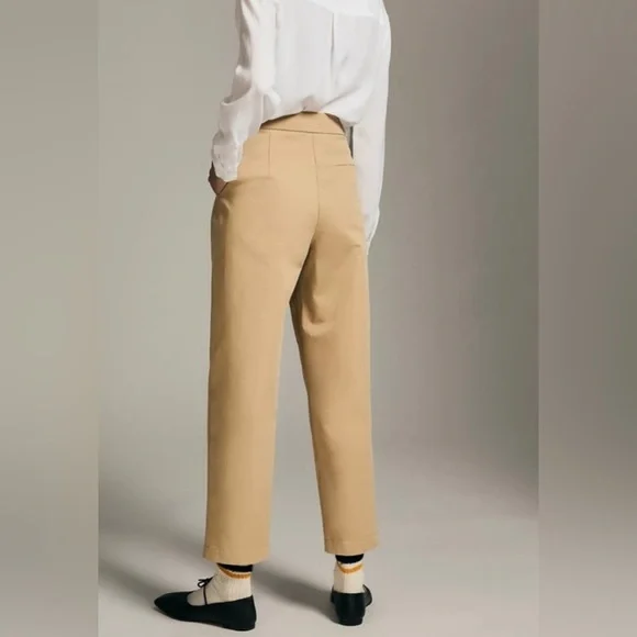 Anthropologie Equise barrel Leg Chinos Cedar Small - Picture 6 of 10